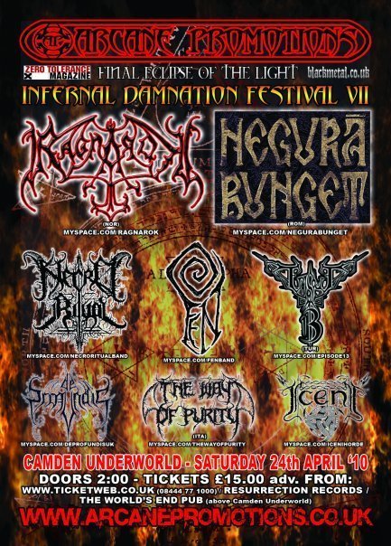 Fen — Infernal Damnation Festival 2010, 2010-04-24