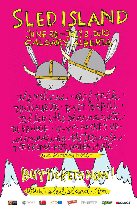 Poster: Apollo Ghosts at Sled Island 2010, Jun 30, 2010