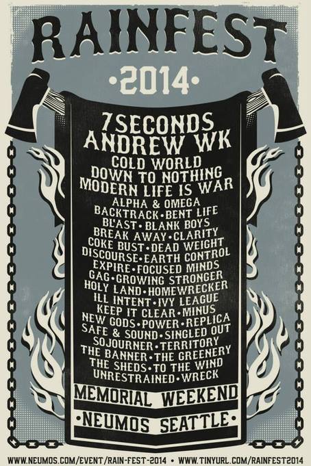Poster: Wreck at Neumos, May 23, 2014