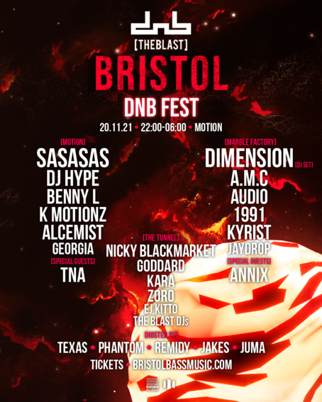 The Blast X DnB Allstars Present // DNB Fest 2021 Bristol Line-up ...