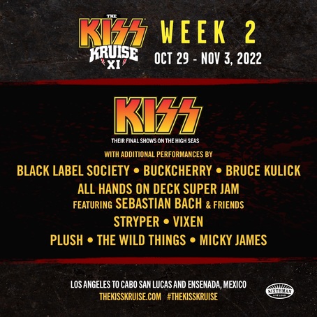 The Kiss Kruise Week Los Angeles La Line Up Tickets Dates