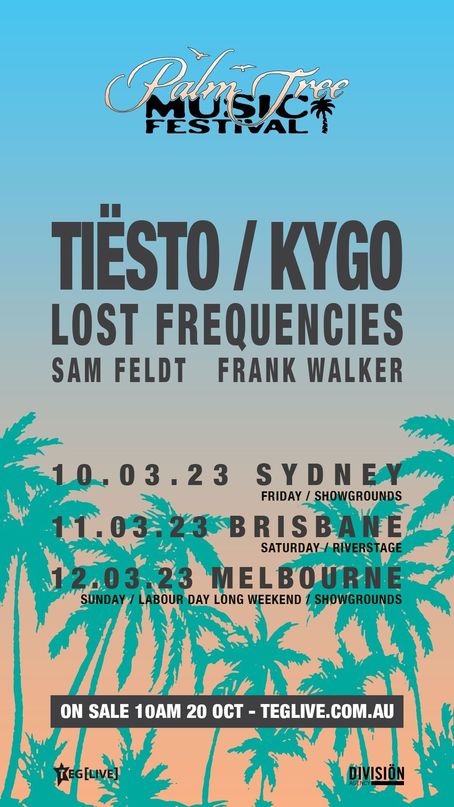 Palm Tree Music Festival 2023 Brisbane Line-up, Tickets & Dates Mar