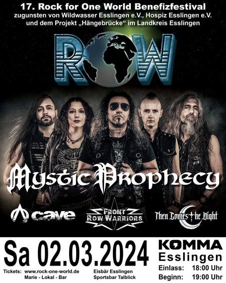 ROW Benefiz 2024 Esslingen Line Up Tickets und Termine Mar 2024