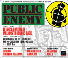 Public Enemy Concert Tickets - 2026 Tour Dates