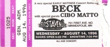 Beck Concert Tickets - 2026 Tour Dates