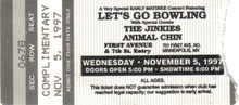 Let's Go Bowling Concert Tickets - 2026 Tour Dates