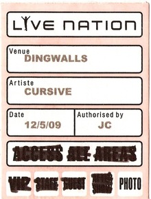 Cursive Concert Tickets - 2026 Tour Dates