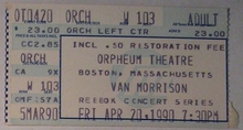 Van Morrison Concert Tickets - 2026 Tour Dates