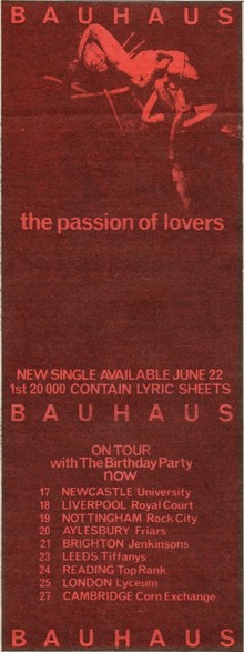 Bauhaus Concert Tickets - 2026 Tour Dates