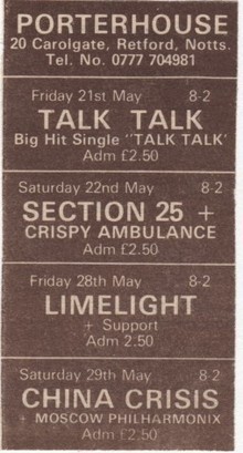 Talk Talk Concert Tickets - 2026 Tour Dates.