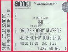 Ash Concert Tickets - 2026 Tour Dates