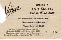 Josef K Concert Tickets - 2026 Tour Dates