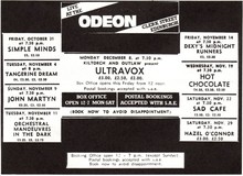 Ultravox Concert Tickets - 2026 Tour Dates
