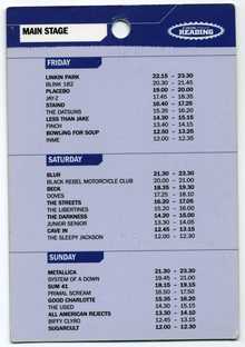 Reading Festival 2003