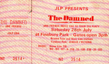 The Damned Concert Tickets - 2026 Tour Dates