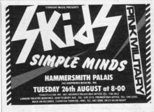 The Skids Concert Tickets - 2026 Tour Dates