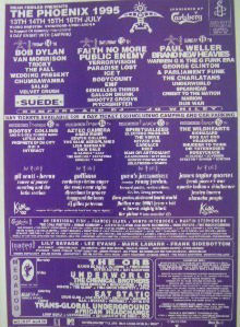 Phoenix Festival 1995 Long Marston Line-up, Photos & Videos Jul 1995 ...