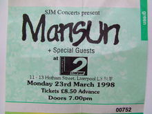 Mansun Concert Tickets - 2026 Tour Dates.