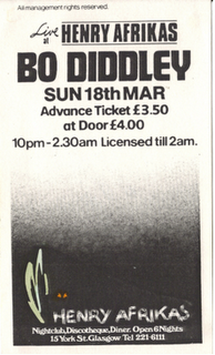 Bo Diddley Concert Tickets - 2026 Tour Dates.