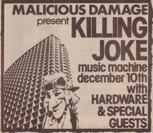 Killing Joke Concert Tickets - 2026 Tour Dates