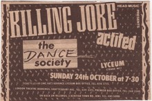 Killing Joke Concert Tickets - 2026 Tour Dates