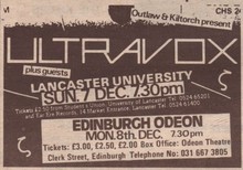 Ultravox Concert Tickets - 2026 Tour Dates