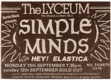 Simple Minds Concert Tickets - 2026 Tour Dates