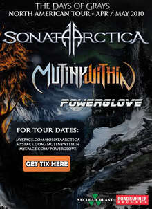 Mutiny Within Tour Announcements 2022 & 2023, Notifications, Dates