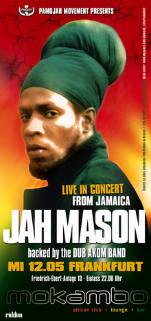 Jah Mason Concert Tickets - 2026 Tour Dates