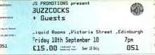 Buzzcocks Concert Tickets - 2026 Tour Dates
