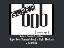 Super Bob Concert Tickets - 2026 Tour Dates