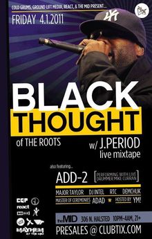 black thought tour