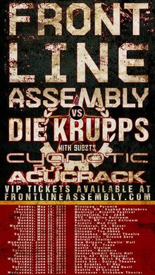 Front Line Assembly Concert Tickets - 2026 Tour Dates