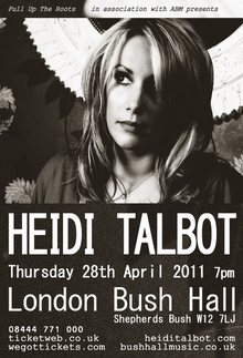 Heidi Talbot Concert Tickets - 2026 Tour Dates