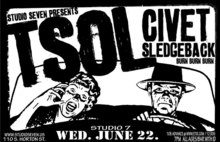 T.S.O.L. Concert Tickets - 2026 Tour Dates