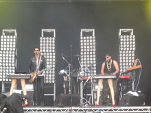 Chromeo live.