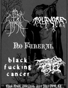 Black Fucking Cancer Concert Tickets - 2025 Tour Dates.