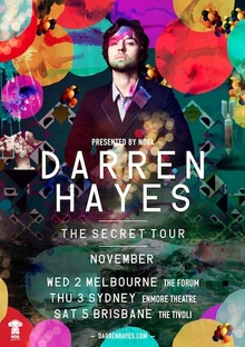 Darren Hayes Concert Tickets - 2024 Tour Dates.