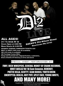 D12 announce UK tour 20 Year Anniversary
