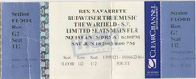 Rex Navarrete Concert Tickets - 2026 Tour Dates