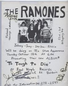 The Ramones Concert Tickets - 2026 Tour Dates.