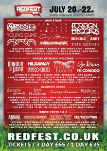 Redfest Redhill, Tickets for Concerts & Music Events 2023 – Songkick