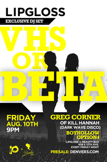 vhs or beta tour