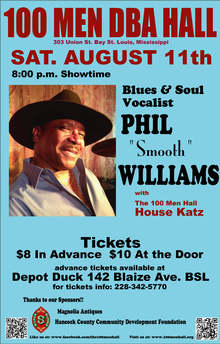 100 Men Hall Bay Saint Louis, Tickets for Concerts & Music Events 2023 ...