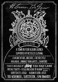A Town in Fear Concert Tickets - 2026 Tour Dates