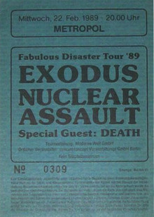 Exodus Concert Tickets - 2026 Tour Dates