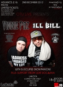 vinnie paz tour uk