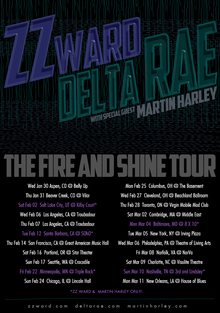 z z ward tour