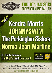 kendra morris tour dates