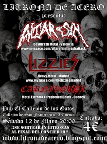 Altar of Sin Concert Tickets - 2026 Tour Dates